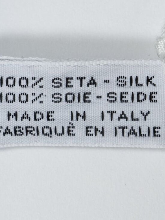 Chanel Shortie 100% Gold Silk Scarf - Picture 5 of 5